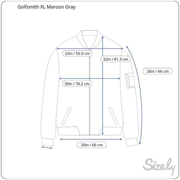 VTG Golfsmith Size XL Maroon Black Full Zip Lightweight Windbreaker Golf Jacket - Picture 2 of 10